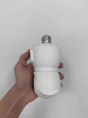 4MP UHD iCsee/V380Pro APP  Dual Lens E27 Lamp Head Socket Wireless PTZ IP Camera AI Humanoid Detection Baby Monit