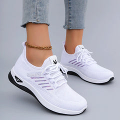 Spring and Autumn New Women's Casual Lace up Comfortable, Breathable, Lightweight and Wear-Resistant Sports