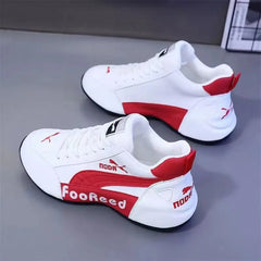 Casual Men's Leather Surface Shoes Fashionable Dad Sneakers Breathable