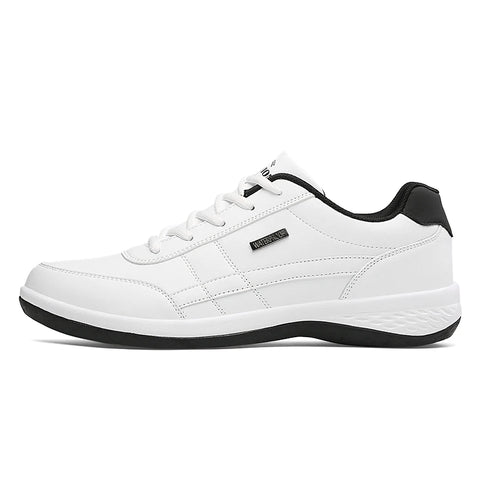 New Men Shoes Casual Shoes Leather Lace-Up Casual Sports Shoes Outdoor Wear-Resistant Vulcanized Shoes High-Quality Men Shoes