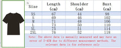 Summer Men's 100% Cotton Casual Fashion Classic Cartoon Pattern Printed Loose Sports Round Neck Short Sleeve T-shirt