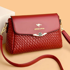 Luxury Handbag Women Bags Designer Pu Leather Knitting