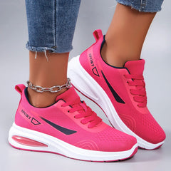 Spring new women's sports shoes, fashionable, breathable, lightweight, non-slip, wear-