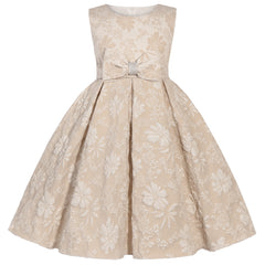 Floral elegant dress for birthday celebration, graduation ball gown, flower girl dress,