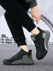 High-Top Casual Sneakers for Men, Trendy Thick-Soled Dad Shoes, Breathable Soft-Soled Non-Slip Versatile Men's Shoes,