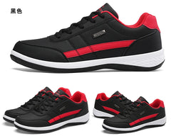 New Men Shoes Casual Shoes Leather Lace-Up Casual Sports Shoes Outdoor Wear-Resistant Vulcanized Shoes High-Quality Men Shoes