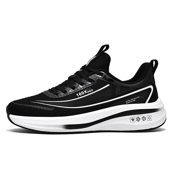 Men Sports Shoes 2026 Spring New Trend Mesh Cushioning Rebound Flat Bottom Youth Running Competition Training Shoes for Men