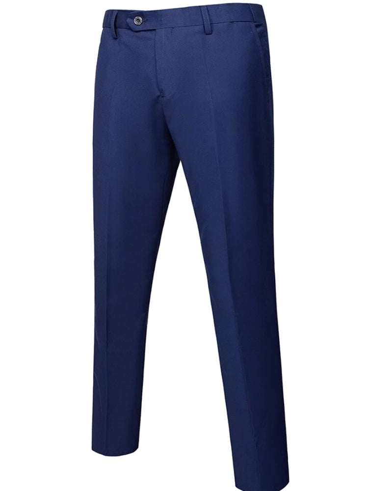 Men's Business Casual Wedding Suit Black Two-Piece Set with Waistcoat And Trousers Fashionable And Handsome Trend