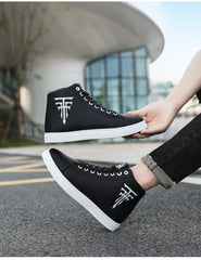 Sneakers Man Casual Vulcanized Male Comfortable High Top Shoes Outdoor Men Lightweight Fashion Mens Shoes WaterprooF