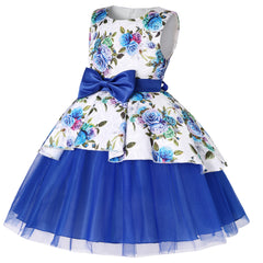 Children's Printed Formal Dresses, Tulle Princess Dresses, Runway Models, Party Dresses, Banquet Attire, Piano Performance Outfi