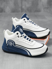 High-Top Casual Sneakers for Men, Trendy Thick-Soled Dad Shoes, Breathable Soft-Soled Non-Slip Versatile Men's Shoes,