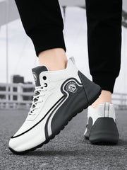 High-Top Casual Sneakers for Men, Trendy Thick-Soled Dad Shoes, Breathable Soft-Soled Non-Slip Versatile Men's Shoes,