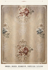 Custom New 3D Embossed Luxury Curtains for Living Dining Room Bedroom European Flower High-end Textured Noble Valance Tulle Cort