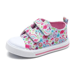 Cute Boys Kids Canvas Shoes Hook & loop shoes
