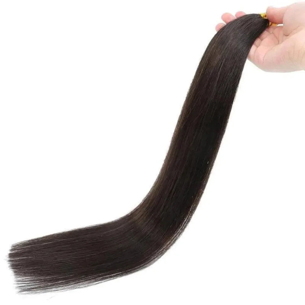 Straight I Tip Hair Extensions Natural Color Brazilian Human Hair Extensions 100% Real Hair For Woman Capsule Keratin 26 Inches