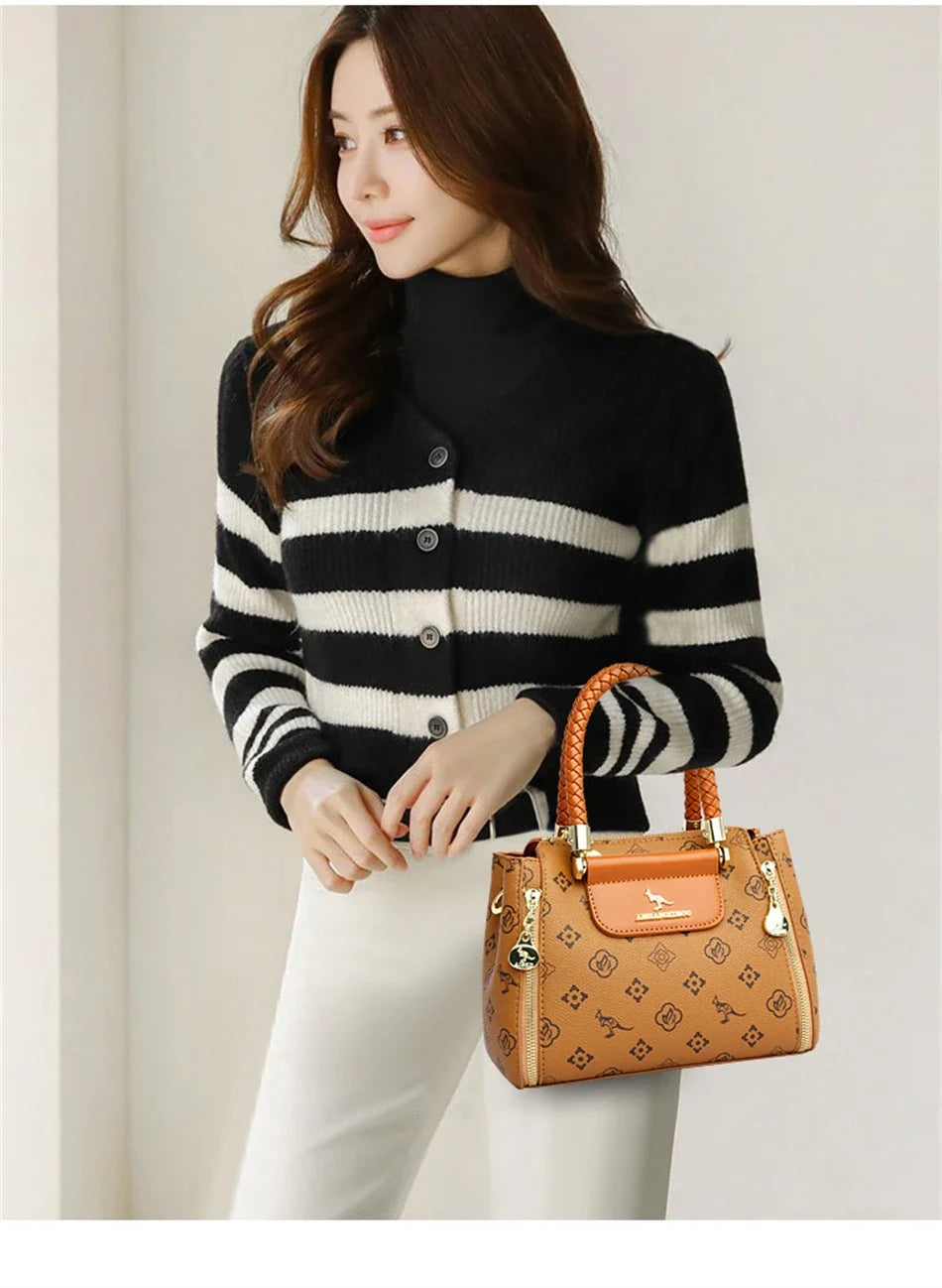 Fashion Crossbody Bags for Women Designer Ladies Purses and Handbags High-quality Soft Leather