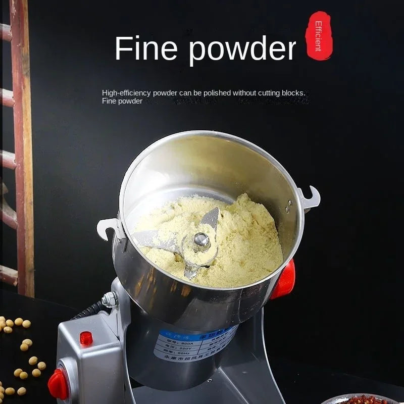 1000/1500/2000g Coffee Grinder Machine 4100W Home Stainless Steel Grains Spices Medicinal Herbs Dry Food Grinder Crusher