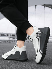 High-Top Casual Sneakers for Men, Trendy Thick-Soled Dad Shoes, Breathable Soft-Soled Non-Slip Versatile Men's Shoes,