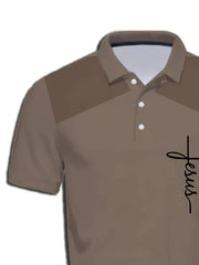 The new men's short-sleeved POLO shirt for summer 2025 features a casual fashionable