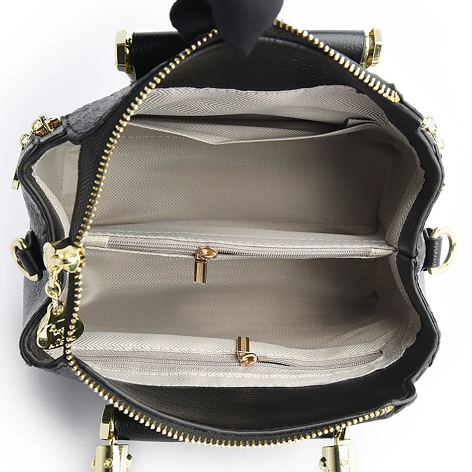 Fashion Crossbody Bags for Women Designer Ladies Purses and Handbags High-quality Soft Leather