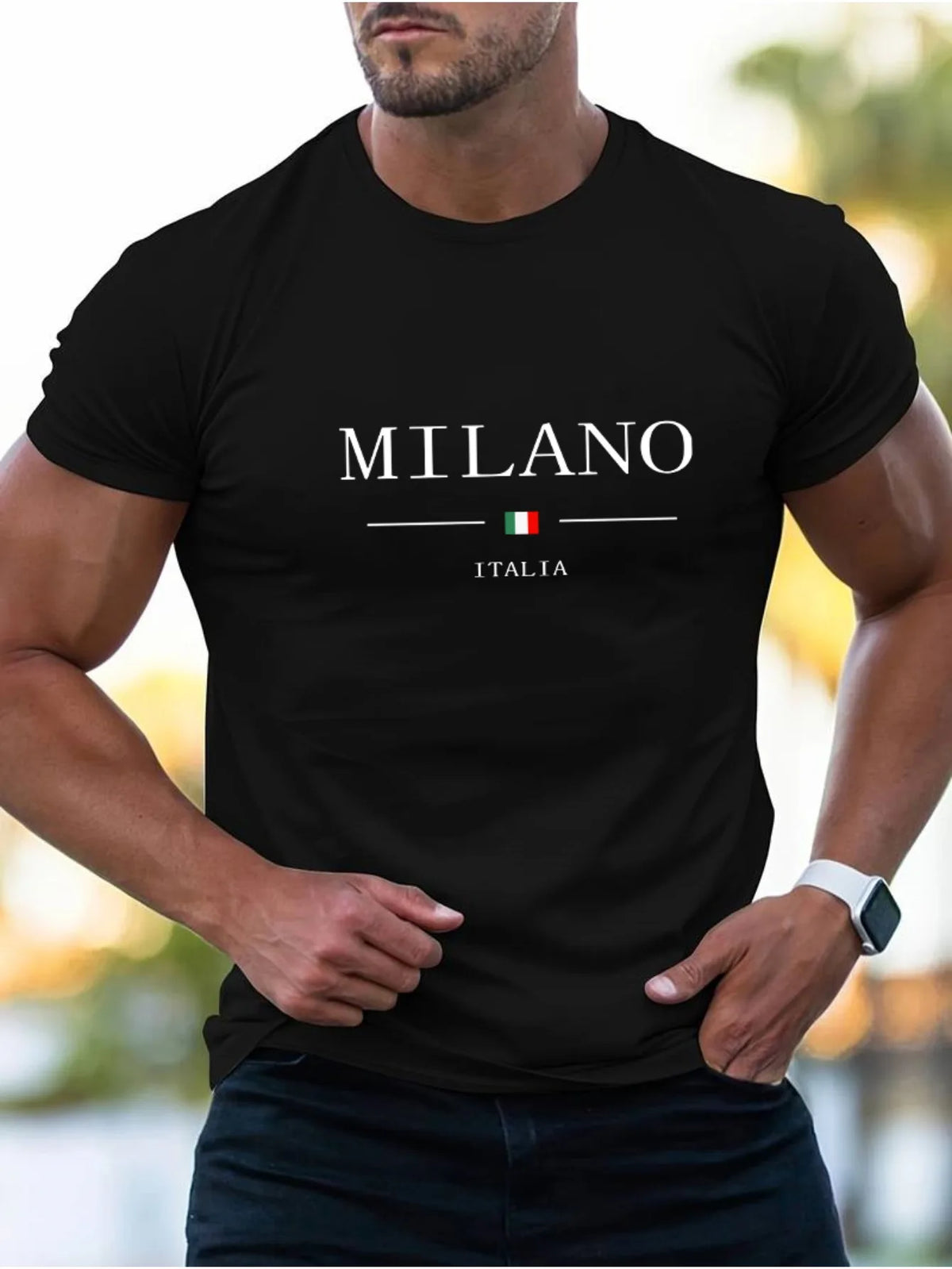 Summer men's 100% cotton casual sports