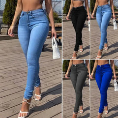 Skinny Pants Long Lasting Slim-fitting Full-Length Leggings Skinny Trousers