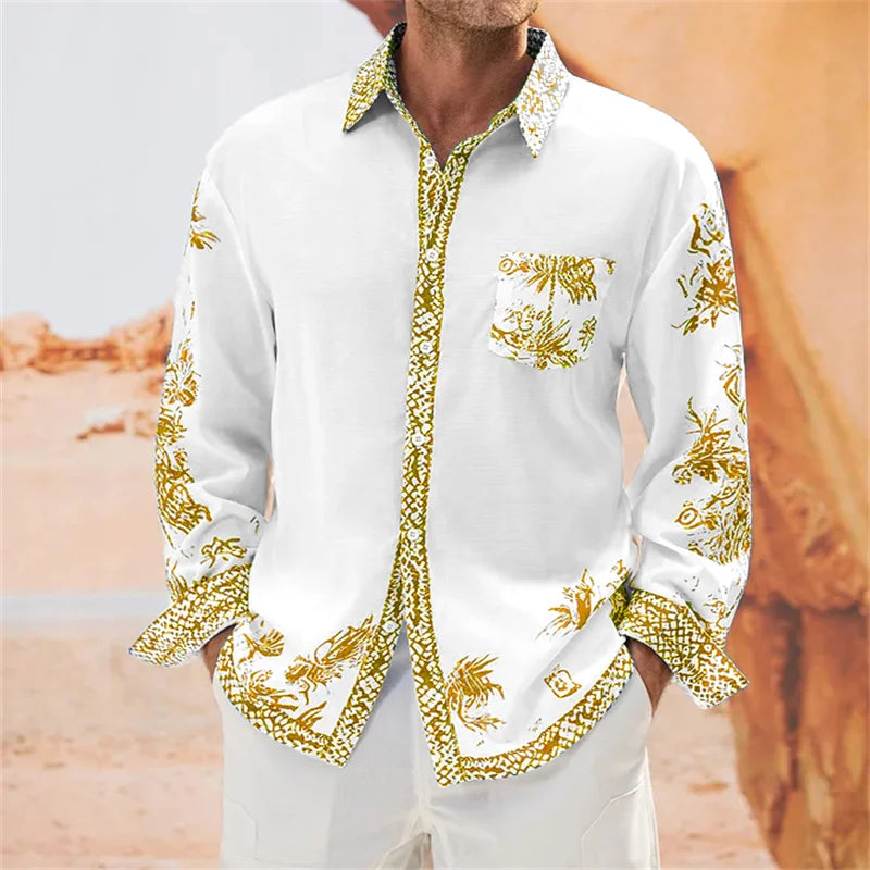 2023 Fashionable men casual shirts