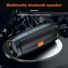 XIKCU Portable Dual Bluetooth Speaker Stereo Outdoor Tfusb Playback Fm Voice Broadcasting Portable Subwoofer 50 Wireless Speaker