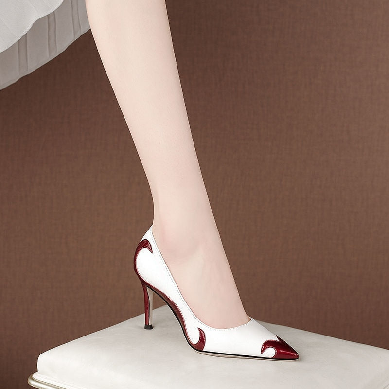 Summer New Pointed Toe Stiletto Sandals High Heel Women&#39;s Shoes Banquet Party Women&#39;s Shoes Fashion Wedding Shoes 6.5-9cm Pumps