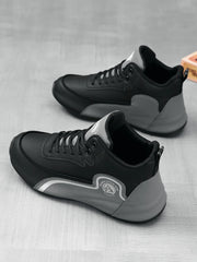 High-Top Casual Sneakers for Men, Trendy Thick-Soled Dad Shoes, Breathable Soft-Soled Non-Slip Versatile Men's Shoes,