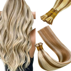Straight ITIP Human Hair Extension 100% Real Human Hair Extensions 0.9g/pc 10 50 100 Strands Capsule Keratin Human Fusion Hair