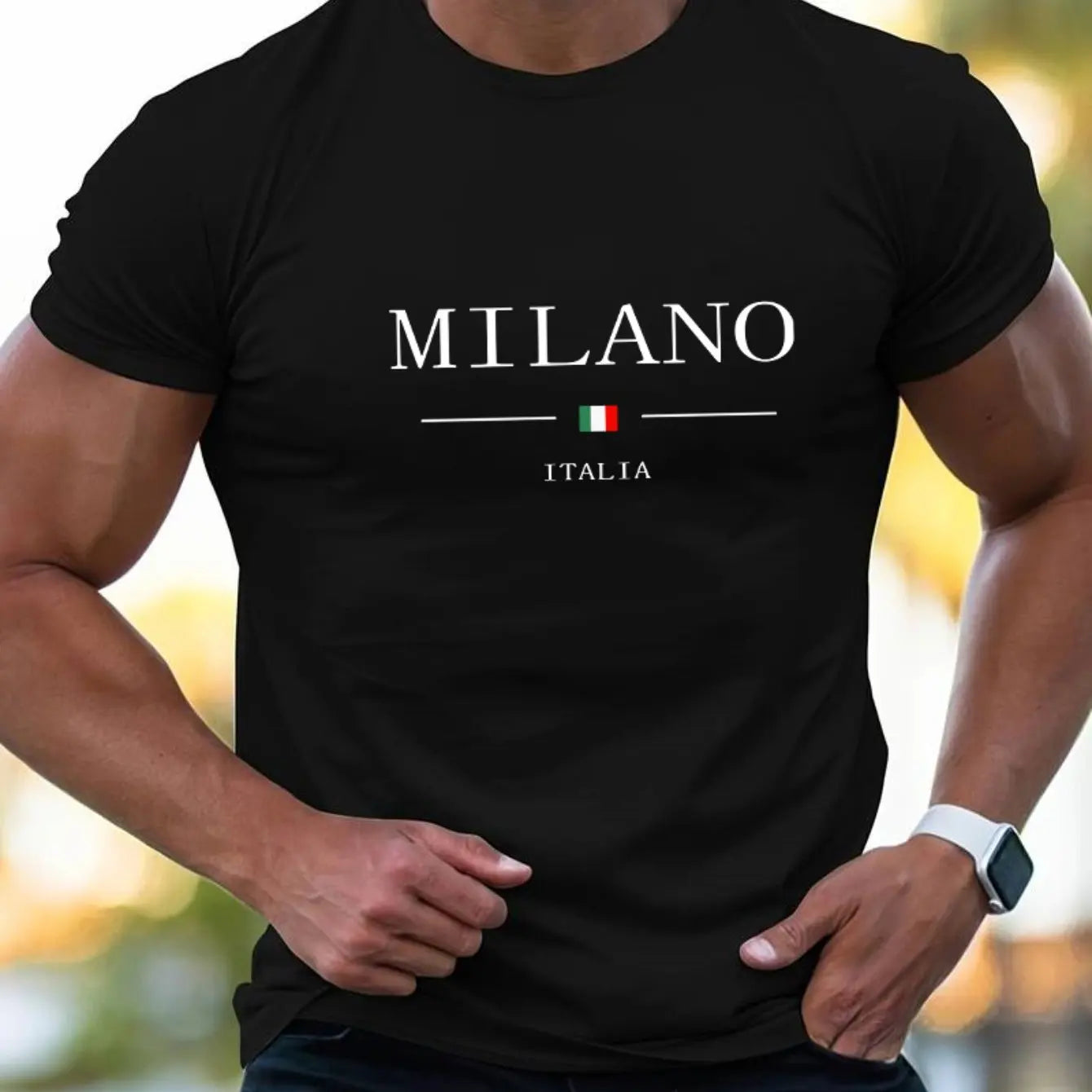 Summer men's 100% cotton casual sports