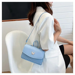PU Versatile and Fashionable Portable Small Square Bag Single Shoulder Crossbody Bag Luxury Designer r