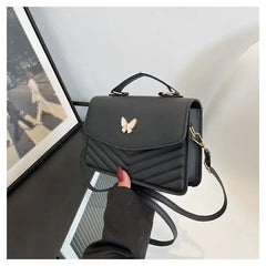 PU Versatile and Fashionable Portable Small Square Bag Single Shoulder Crossbody Bag Luxury Designer r