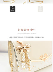 Women's Bag Korean Ins Fashion High-end Single Shoulder Bag Sequin Trend Bow