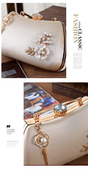 2025 New Women Handmade Flowers Clutch Handbags Wedding Evening Wallets Party Dinner Purse For Ladies 4 Colors