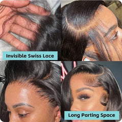 13x4 Body Wave Lace Front Wig Human Hair PrePlucked Brazilian Hair Lace Frontal Wigs For Women
