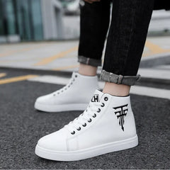 Sneakers Man Casual Vulcanized Male Comfortable High Top Shoes Outdoor Men Lightweight Fashion Mens Shoes WaterprooF