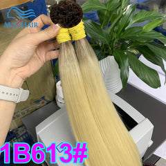 K Tip Hair Extensions Keratin Human Hair Hot Fusion Hair Extension Italy Keratin Glue Machine Remy 12-24inch 30 50G/pack
