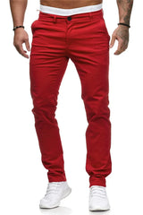 Men Casual Pants Patchwork Pencil Pants Ankle Length Pant Spliced Skinny ZipperCasual Pockets Mid Waist Solid 2025 Summer