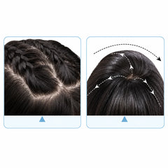 Highlight Brown Balayaga 100% Human Hair Natural Wavy Silk Base Top Lace Front Wigs Bleached Knots Glueless Full Lace Front Wigs