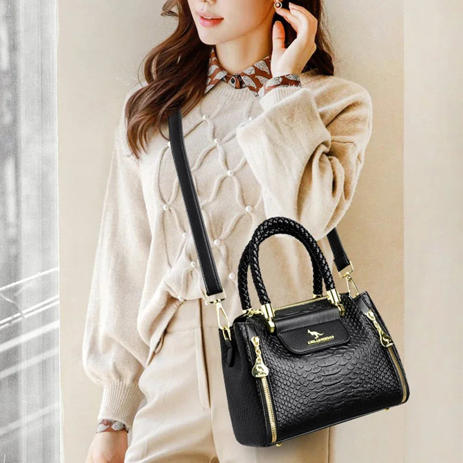 Fashion Crossbody Bags for Women Designer Ladies Purses and Handbags High-quality Soft Leather