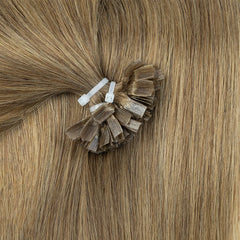 K -Tip Hair Extensions Human Hair V tip keratin fusion hair extensions Natural Straight Machine Remy Hair extensions