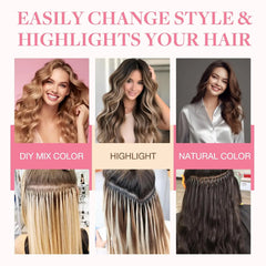 I Tip Hair Extensions Real Human Hair 50 Strands Jet Black Straight Pre-Bonded I Tip Hair Extensions Add Hair Length&Volume 50g