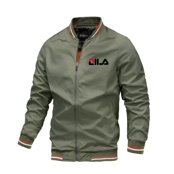 Daily comfortable baseball jersey 2026 casual outdoor men's fashionable windproof zipper hooded jacket sportswear
