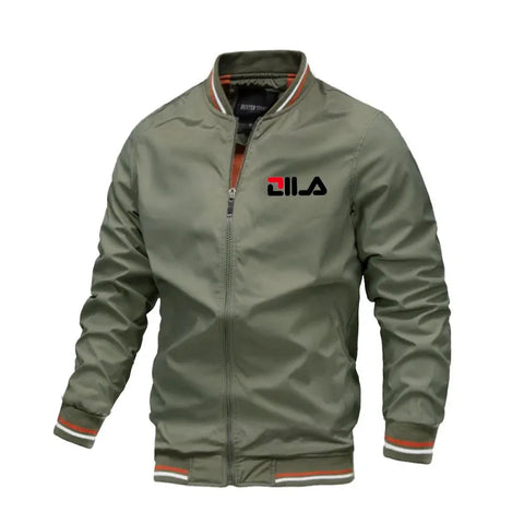 Daily comfortable baseball jersey 2026 casual outdoor men's fashionable windproof zipper hooded jacket sportswear