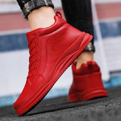 Hot Men's Shoes PU Leather Sneakers Fashion Hip Hop Casual  Shoes Designer High