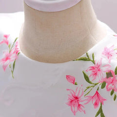 Baby Girls Party Dresses For 1st Birthday Wedding Dress Newborn Elegant Flower Girl Princess Dress Sleeveless Children Dresses