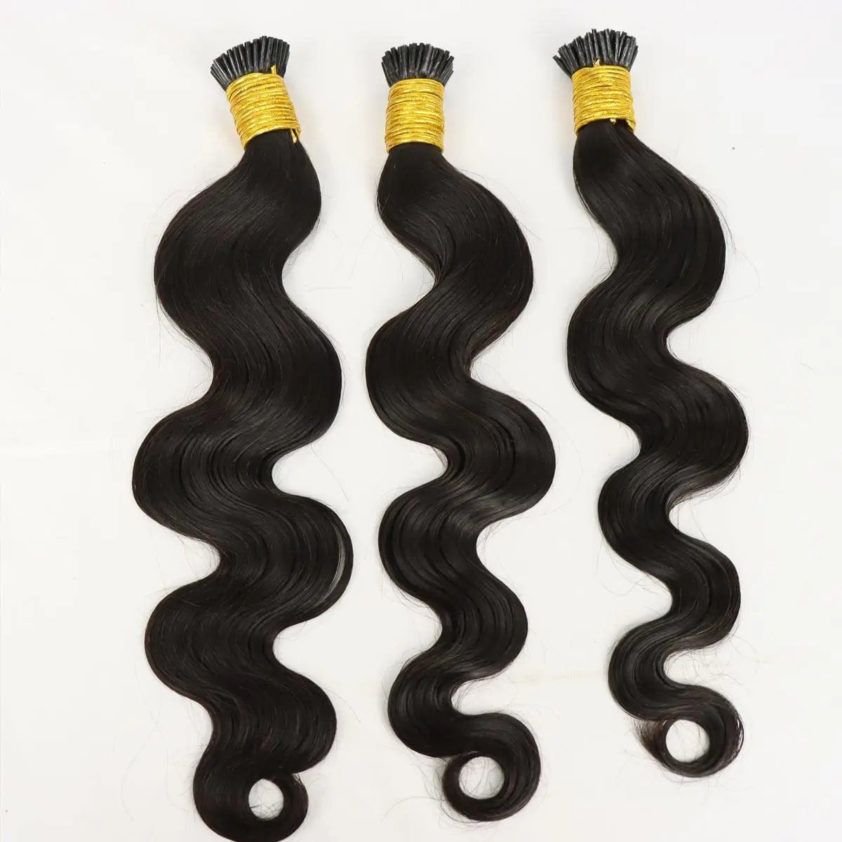 Kinky Straight I Tip Hair Extensions Brazilian Hair Pre Bonded Keratin Stick In Straight I Tip Hair Extensions 50 Strands/Pack