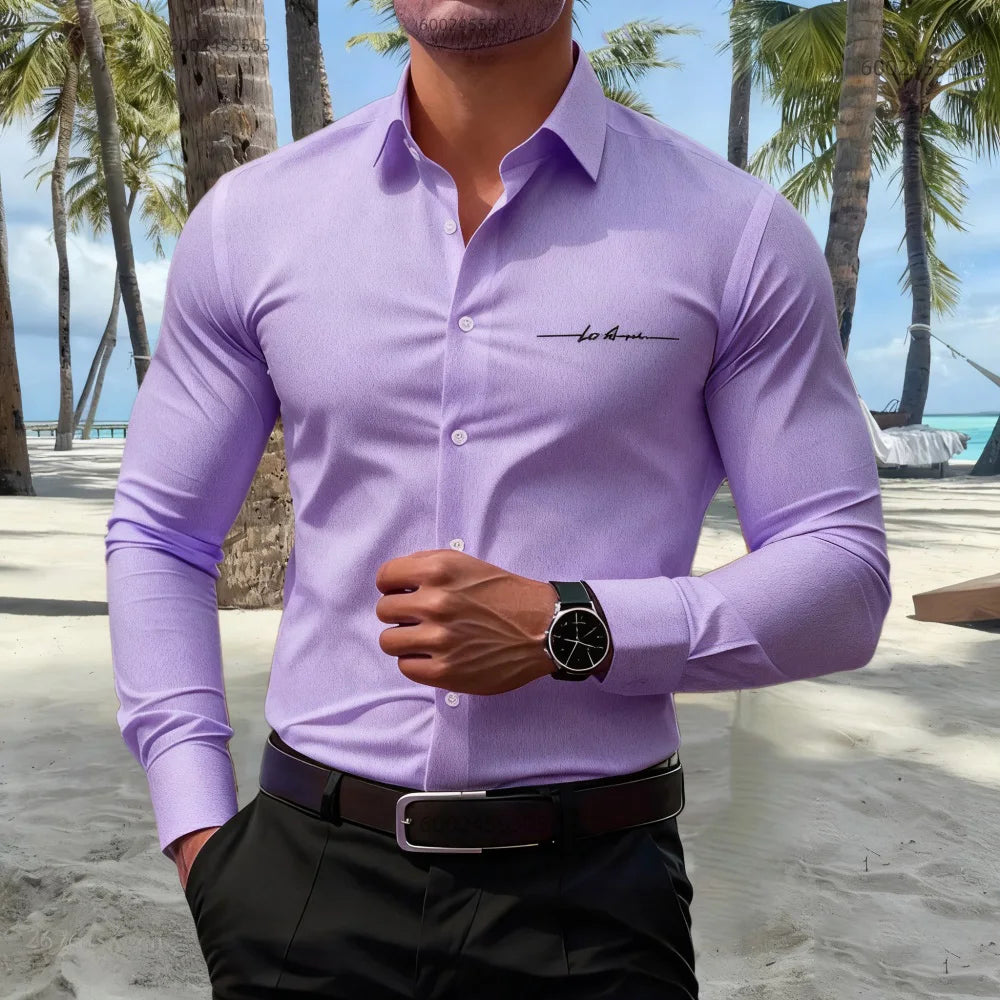 16 colors men's shirts casual fashion long sleeve shirts men's business shirts high quality large size fast delivery
